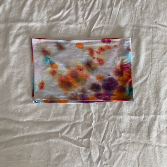 tie die tube top - Picture 3 of 4